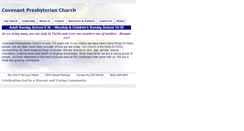 Desktop Screenshot of covenantpreskc.com